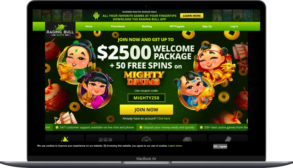 Raging Bull casino zonder Cruks